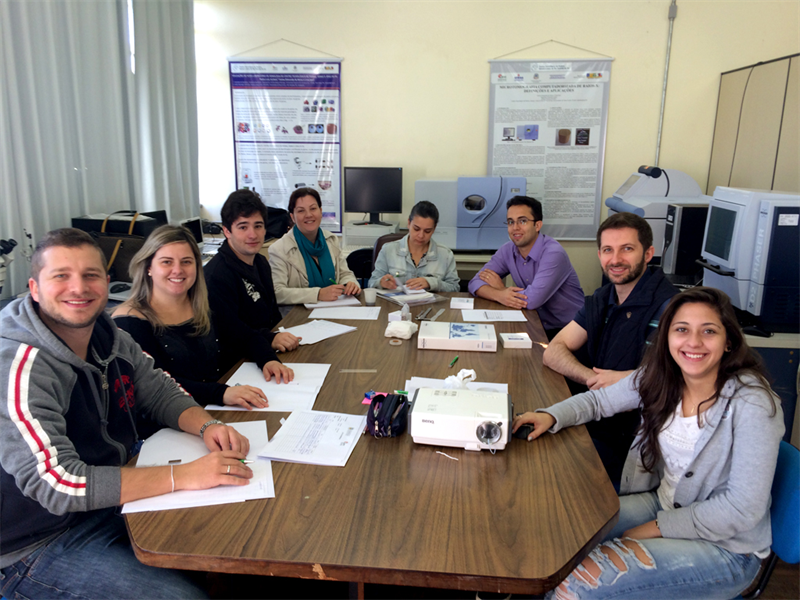 Parte do grupo envolvido no projeto