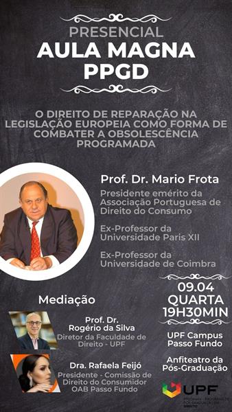 Convite Aula Magna PPGD