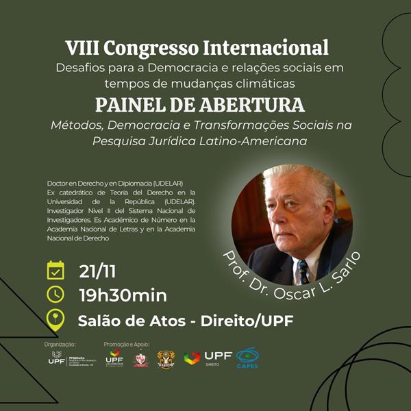 VIII Congresso Internacional 21 e 22 de novembro