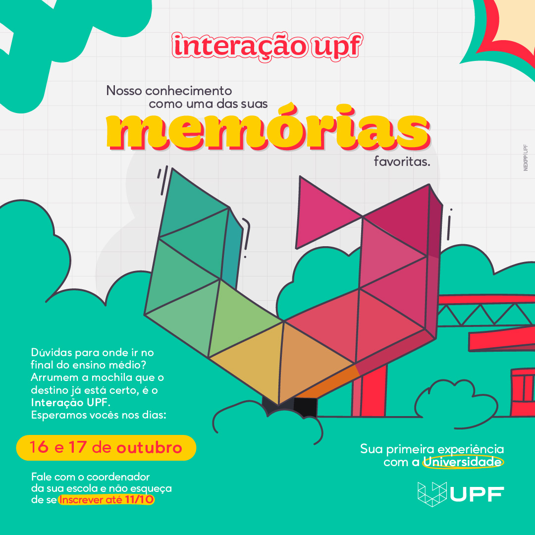 Interação UPF 2024 será em outubro e as inscrições já estão abertas