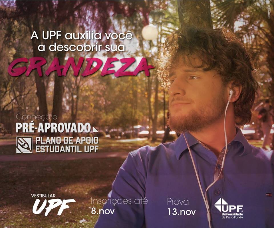 Vestibular de Verão da UPF tem PAE pré-aprovado